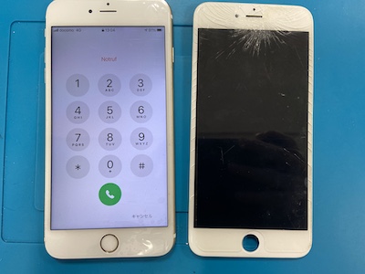 iPhone6SPlusの画面割れ修理しました！