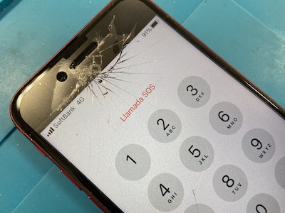 iPhoneSE2画面割れ修理