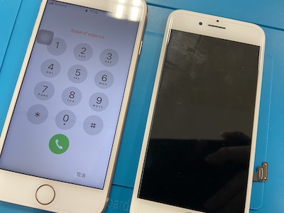 画面がつかなくなったiPhone8