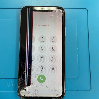 iPhone11の液晶割れ修理！