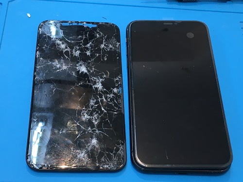 画面がボロボロになってしまった【iPhone11】が修理完了!