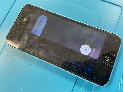 iPhone5C液晶割れ修理