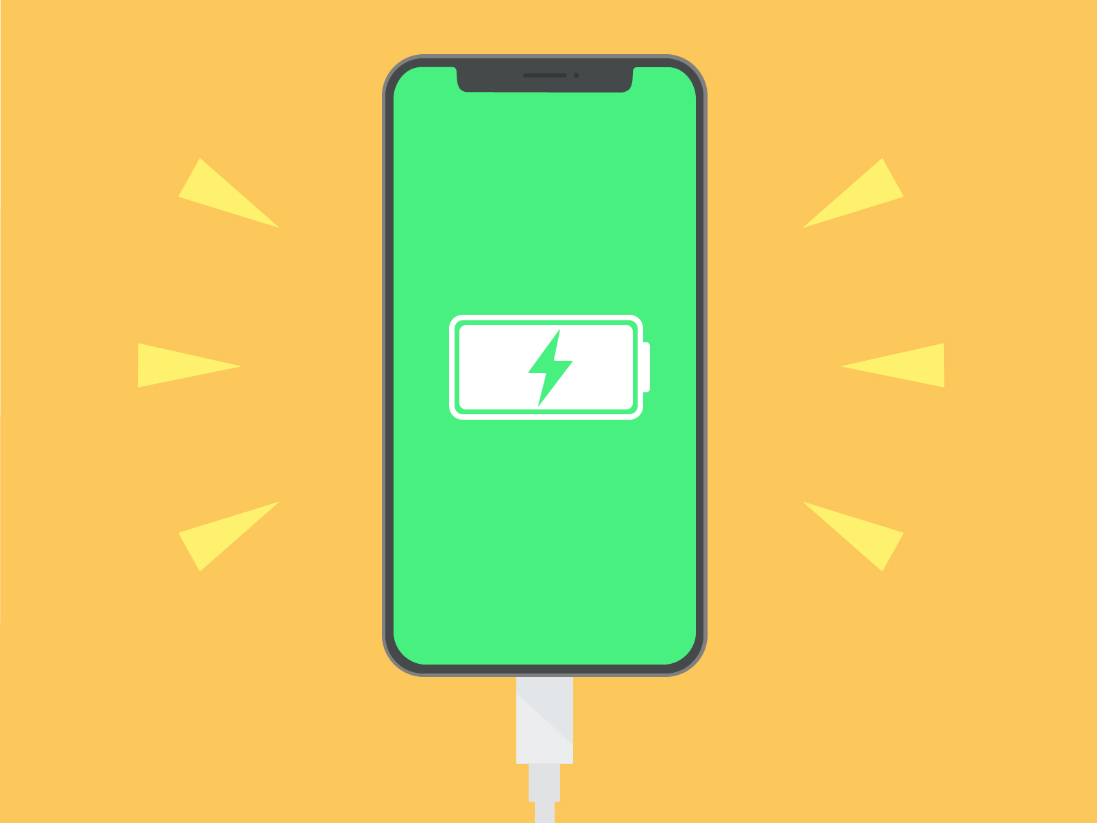 充電の反応が悪い時に確認できること