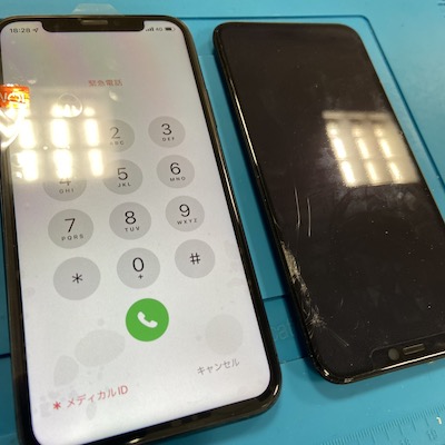 iPhoneX画面交換修理！