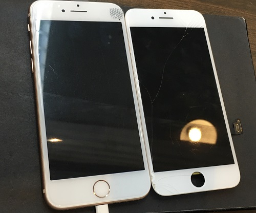 【iPhone8】の画面を交換させていただきました！