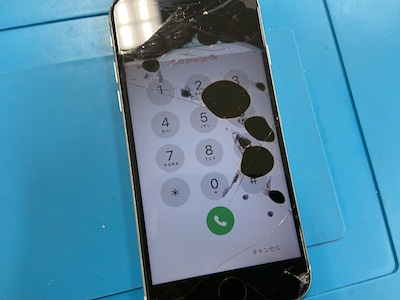 iPhoneSE2画面交換修理！