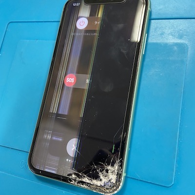 iPhone11の画面修理