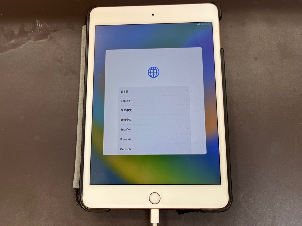 パスコード間違えてわからない！！ロックがかかってしまったiPad・・