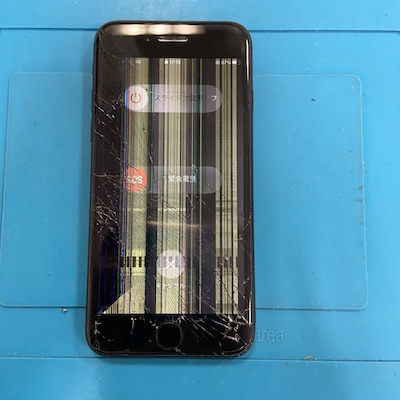 【画面修理】iPhoneSE2の液晶割れ
