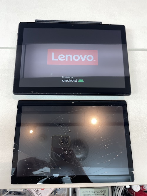 Lenovo Tab M10(TB-X505F)画面修理は今池店へ！
