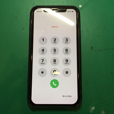 iPhoneX液晶交換後