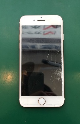 iPhone6画面割れ