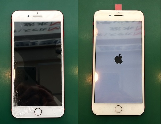 iPhone画面割れ