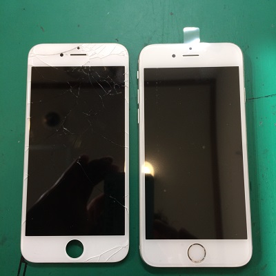 iPhone6パネル交換後