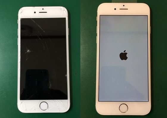 iPhone6画面割れ