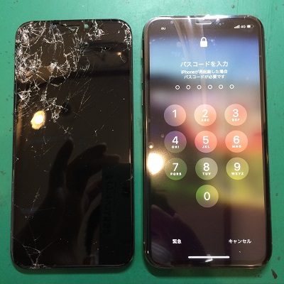 iPhoneXS液晶交換