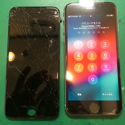 iPhone6s液晶交換