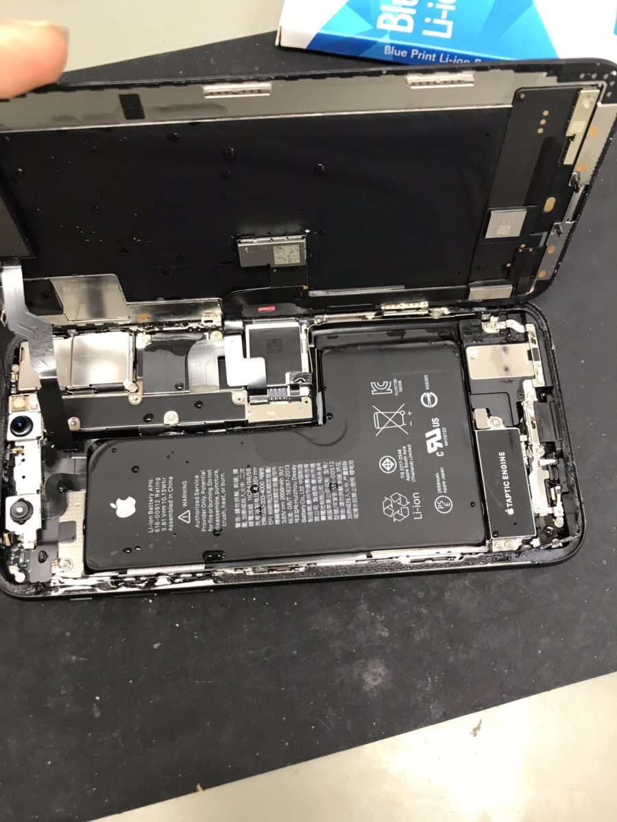 iPhone水没　八王子