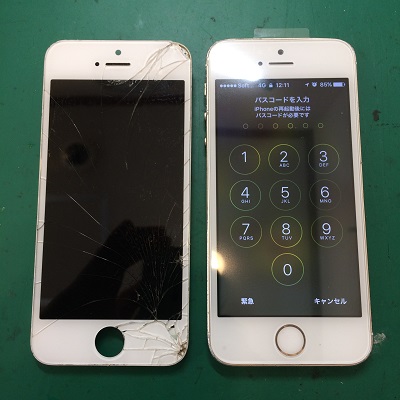 iPhone5s液晶交換
