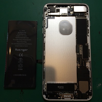 iPhone7Plusバッテリー交換