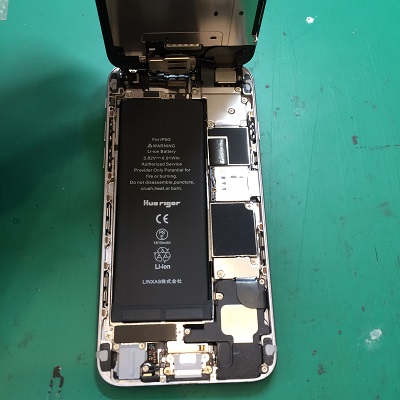 iPhone6バッテリー交換後