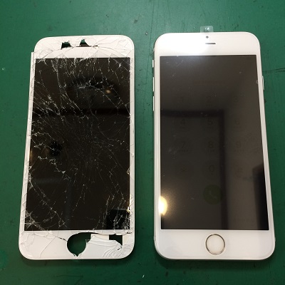 iPhone6sの液晶パネル交換後
