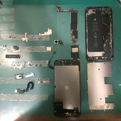 iPhone分解後