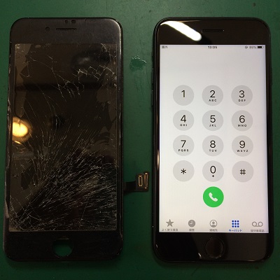 iPhone8液晶パネル交換