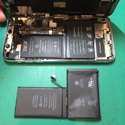 iPhoneXバッテリー交換