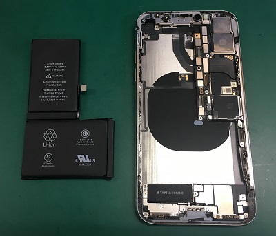 iPhone X バッテリー交換