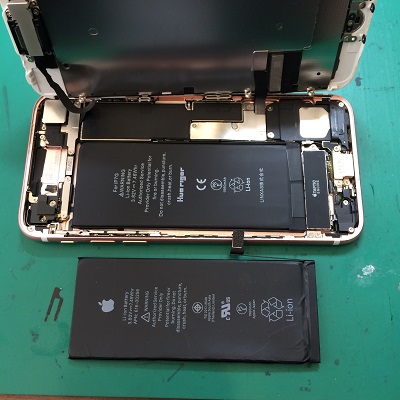 iPhone7バッテリー交換