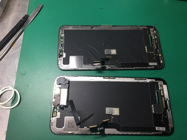 iPhoneX画面割れ