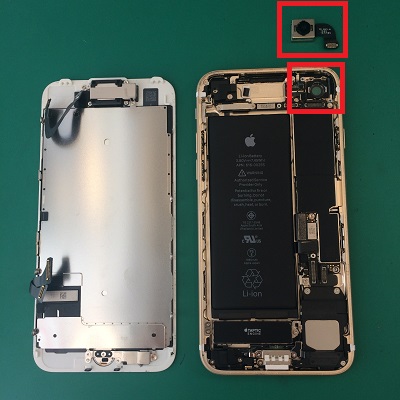 iPhoneカメラレンズ