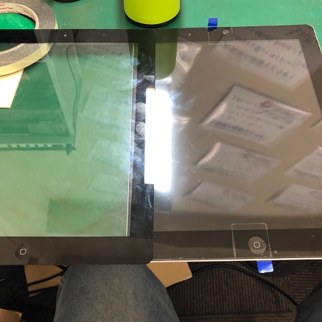 iPad2ガラス割れ
