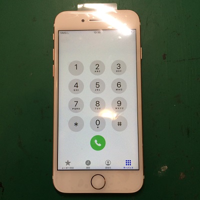 iPhone7液晶パネル交換後