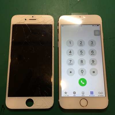 iPhone7液晶パネル交換後