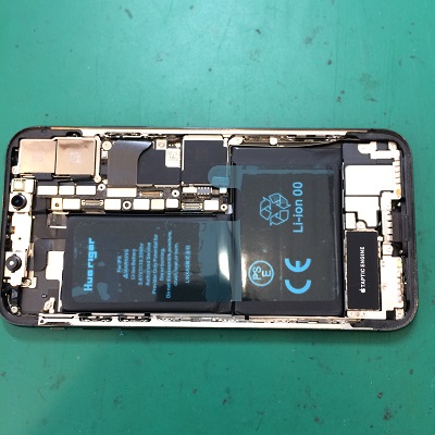 iPhoneXバッテリー入れ替え