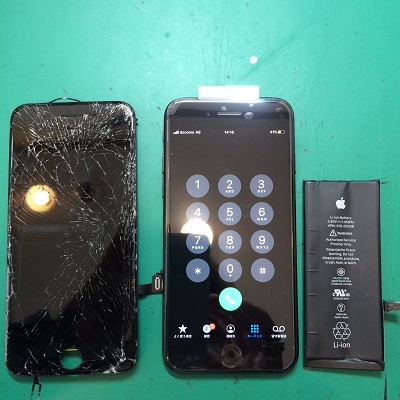 iPhone7修理完了後