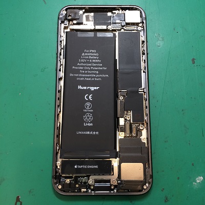 iPhone8バッテリー交換後