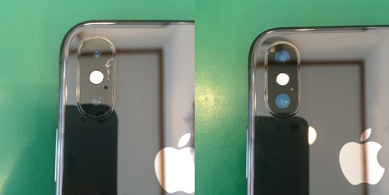 iPhoneXレンズカバー