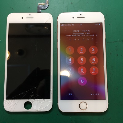 iPhone6s液晶パネル交換