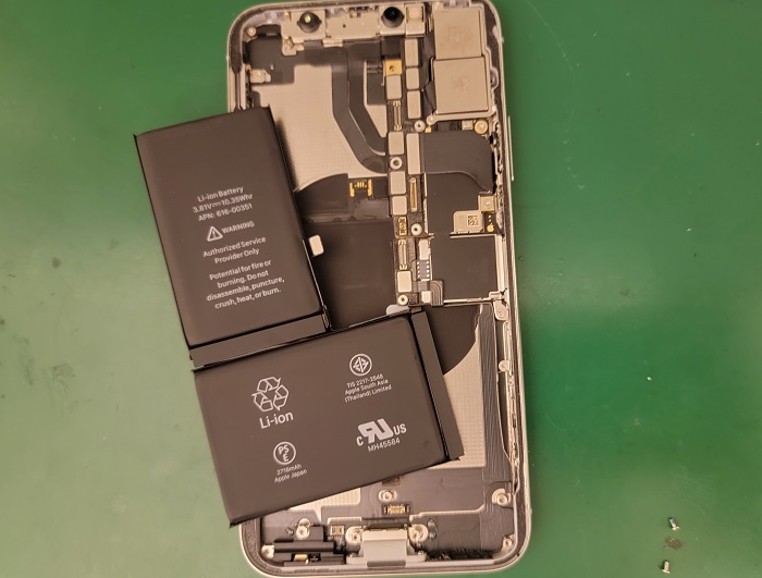 iPhoneXバッテリー交換