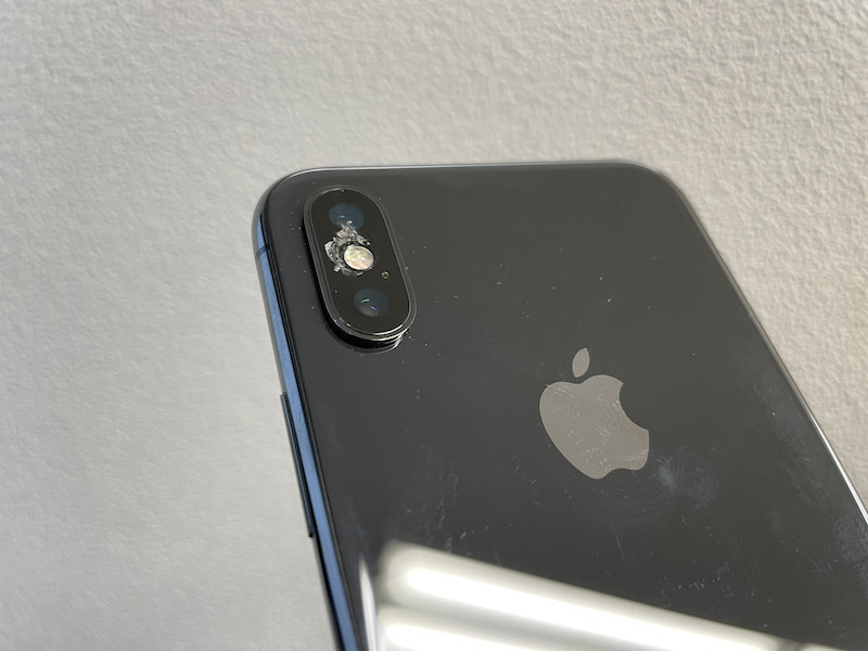 iPhone X アウトカメラレンズ修理