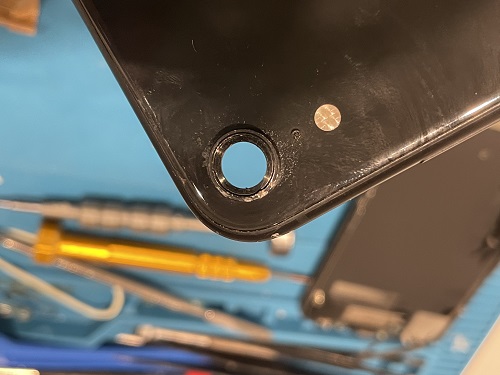 iphoneXR アウトカメラレンズ修理　割れ　即日　高田馬場