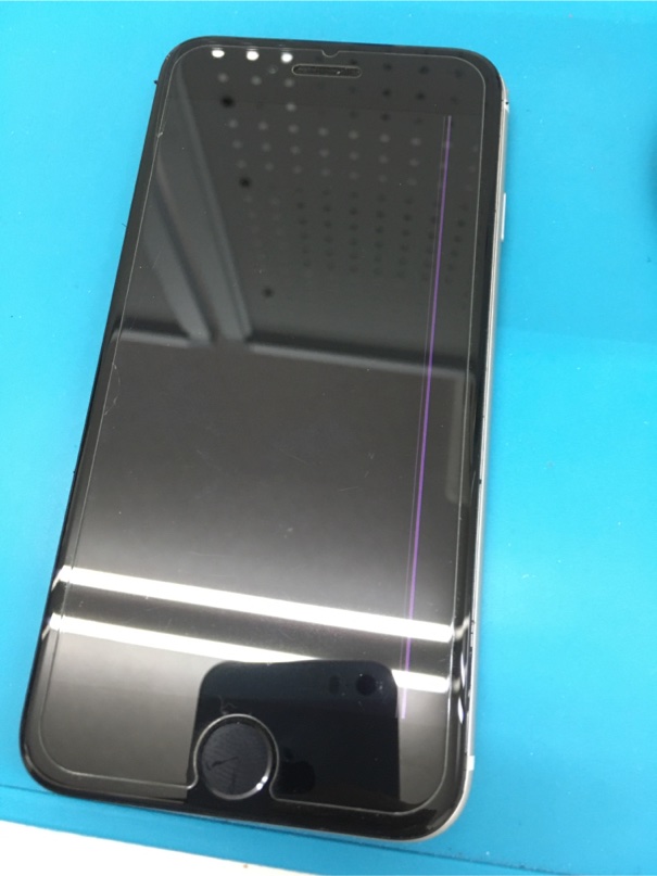 iPhone縦線