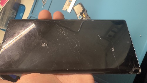 Android 液晶割れ Galaxy 即日