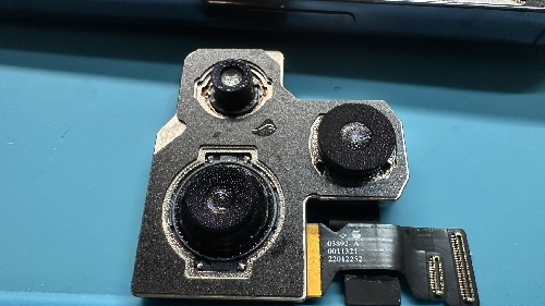 iPhone　アウトカメラ修理　水没　渋谷　ダイワンテレコム