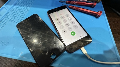 iPhone修理　高田馬場　即日　液晶割れ　ダイワンテレコム